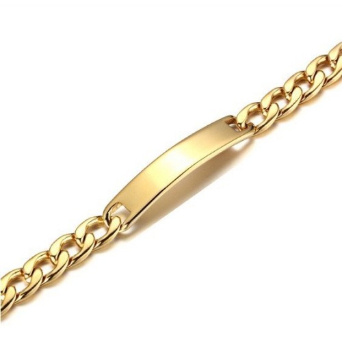 ESCLAVA UNISEX EN ACERO Y ORO