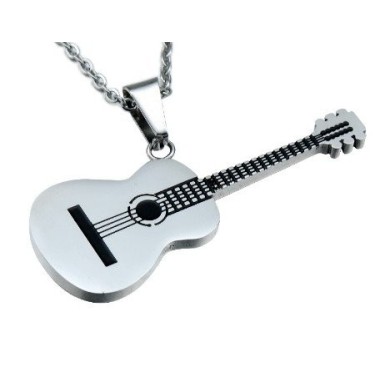COLGANTE GUITARRA ACERO INOX (SE GRABA)