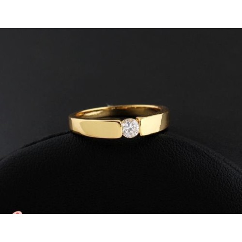 ANILLO SOLITARIO UNISEX ORO 18 K