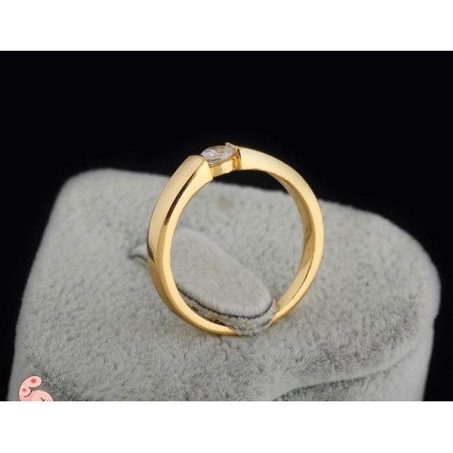 ANILLO SOLITARIO UNISEX ORO 18 K