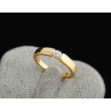 Solitarios en oro goldfilled 18 K