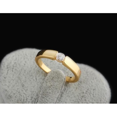 ANILLO SOLITARIO UNISEX ORO 18 K