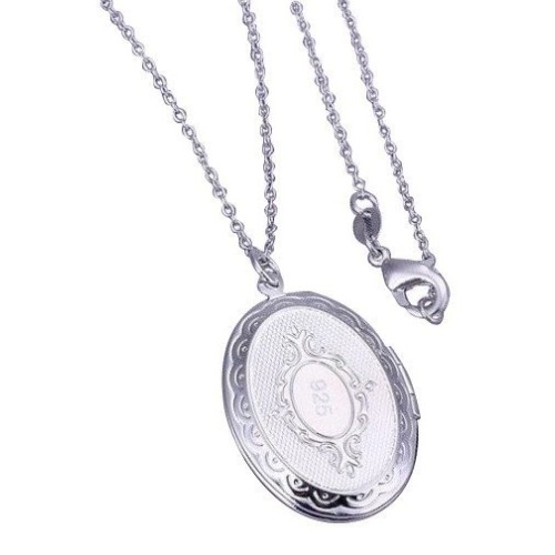 COLGANTE RELICARIO PORTAFOTOS PLATA