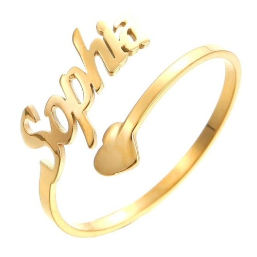 ANILLO PERSONALIZADO NOMBRE, 3 COLORES - POR ENCARGO