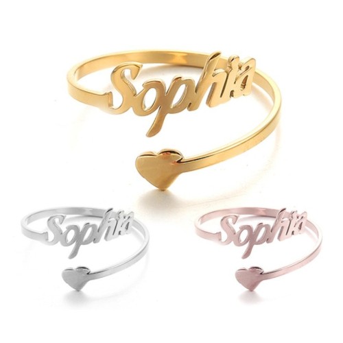 ANILLO PERSONALIZADO NOMBRE, 3 COLORES - POR ENCARGO