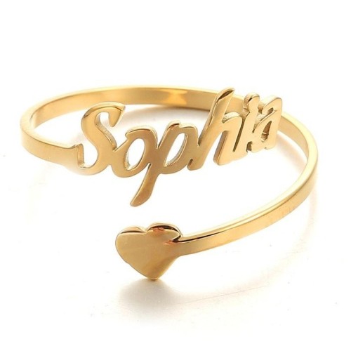 ANILLO PERSONALIZADO NOMBRE, 3 COLORES - POR ENCARGO