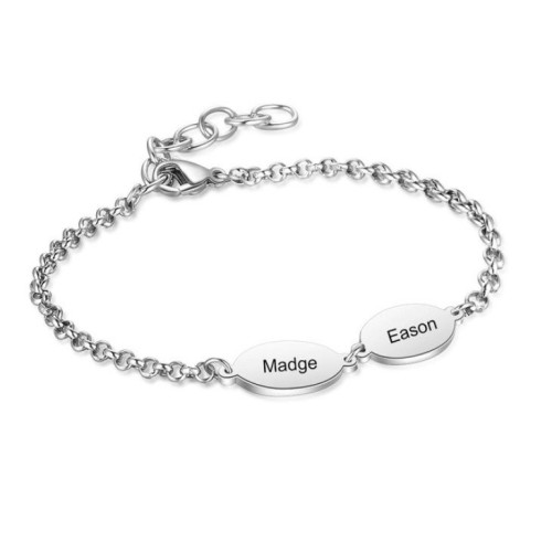 PULSERA PERSONALIZADA ÓVALOS