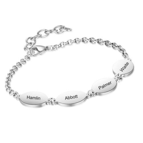 PULSERA PERSONALIZADA ÓVALOS