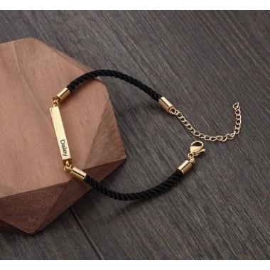 PULSERA BARRA PERSONALIZADA, DOS COLORES