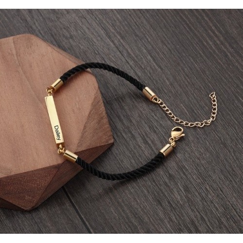 PULSERA BARRA PERSONALIZADA, DOS COLORES