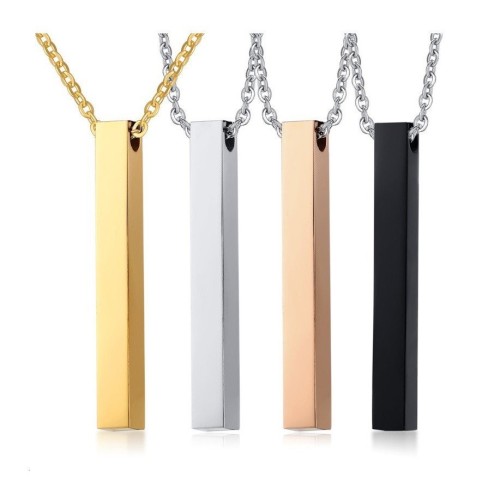 COLGANTE BARRA ACERO, PERSONALIZABLE, VARIOS COLORES