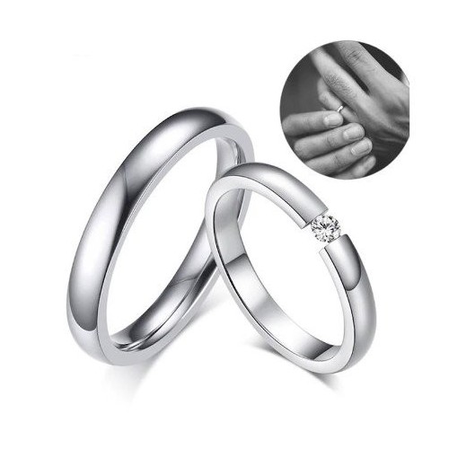 ALIANZAS "AIRE", ACERO INOX Y TUNGSTENO, GARANTÍA DE POR VIDA