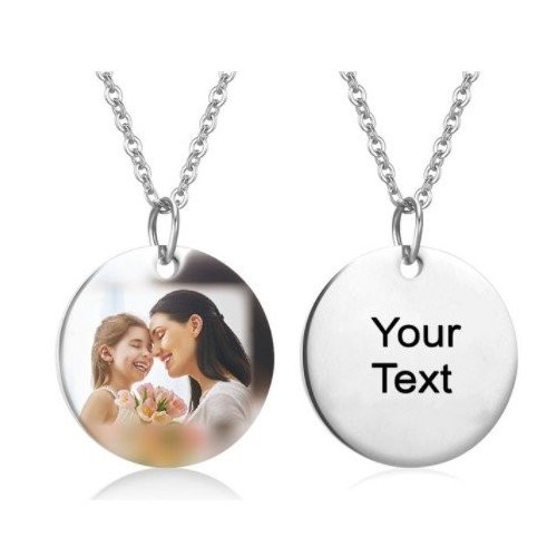 COLGANTE CON GRABADO DE FOTO EN COLOR - POR ENCARGO