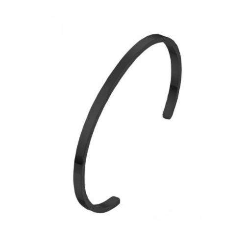 BRAZALETE RÍGIDO AJUSTABLE, ACERO INOXIDABLE