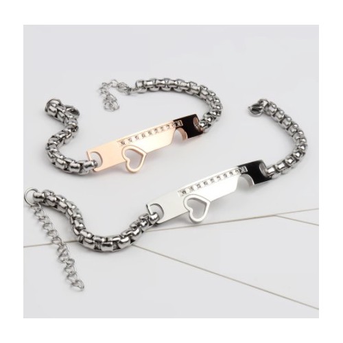 PAREJA DE ESCLAVAS ENAMORADOS, PARA ÉL Y PARA ELLA (ACERO)