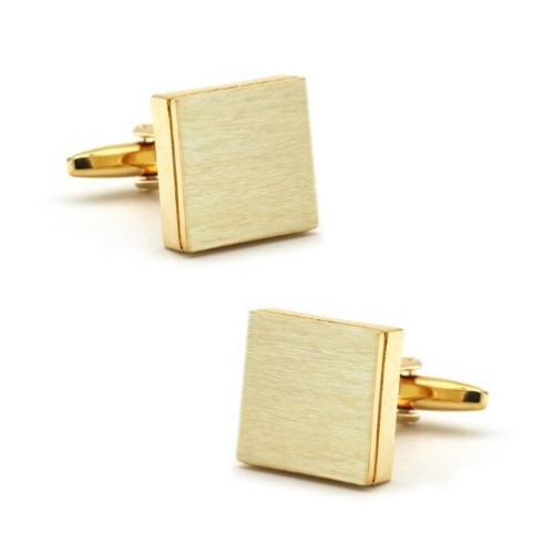GEMELOS ACERO Y ORO PERSONALIZADOS