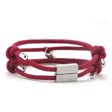 2 PULSERAS PARA PAREJAS CON IMÁN Y TUBO PERSONALIZADO, VARIOS COLORES