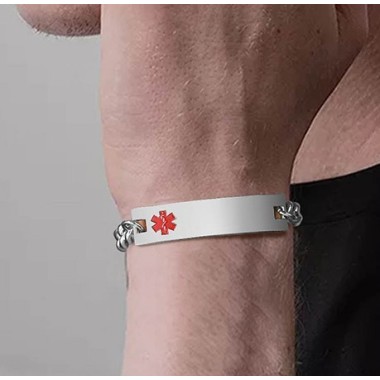 PULSERA MÉDICA, ALERTA ALÉRGICOS, ALZHEIMER