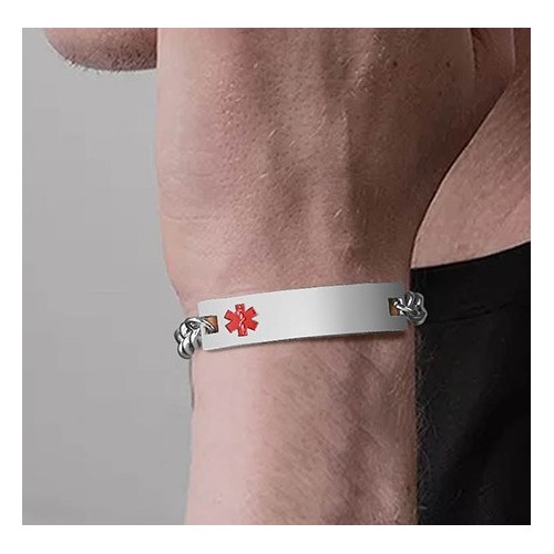 PULSERA MÉDICA, ALERTA ALÉRGICOS, ALZHEIMER