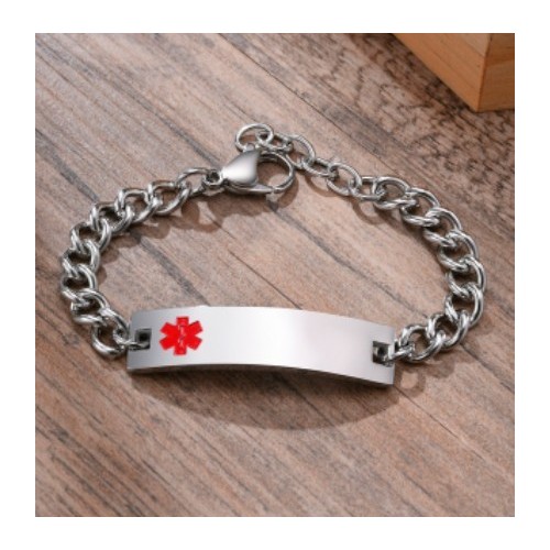 PULSERA MÉDICA, ALERTA ALÉRGICOS, ALZHEIMER