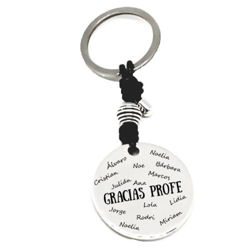 LLAVERO PERSONALIZADO ZAMAK Y CUERO COLORES