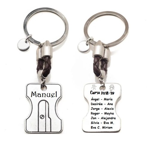 LLAVERO PERSONALIZADO SACAPUNTAS Ó LÁPIZ PARA PROFES