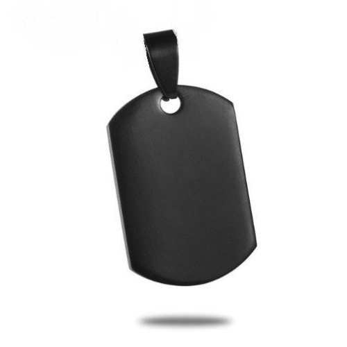 CHAPA PARA GRABAR EN ACERO NEGRO