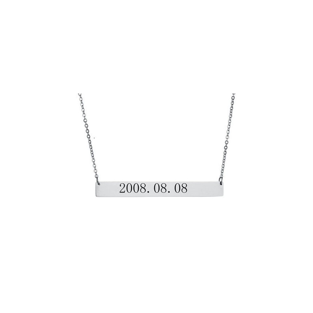 COLGANTE CHAPA RECTANGULAR PARA GRABAR