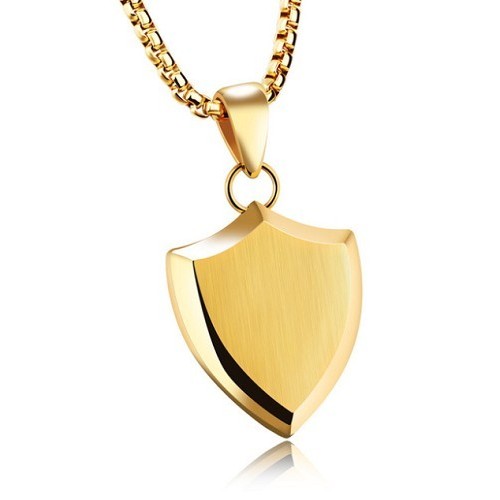 COLGANTE ESCUDO TEMPLARIO ACERO, PARA GRABAR