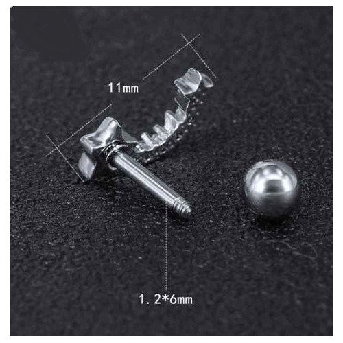 PENDIENTES ESTRELLAS CON CIRCONITAS, ACERO ANTIALÉRGICO