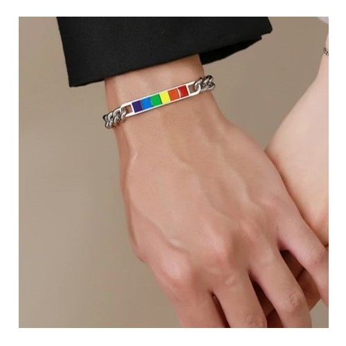 PULSERA ESCLAVA BANDERA LGTBI