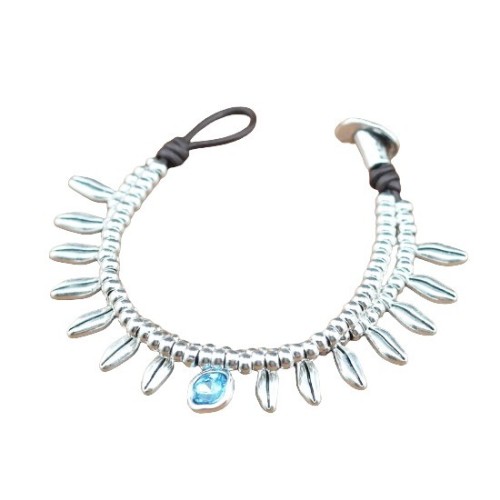 Pulsera hojas simple estilo boho, ETNIA