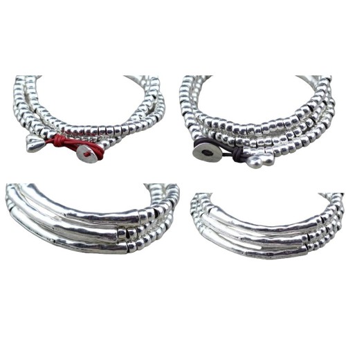 Pulsera triple estilo boho, ETNIA