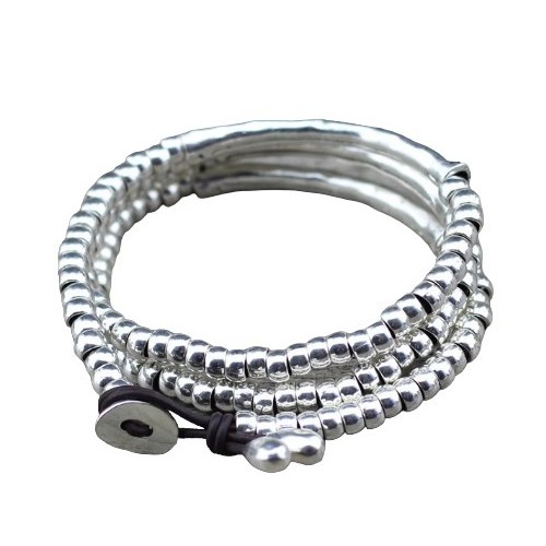 Pulsera triple estilo boho, ETNIA