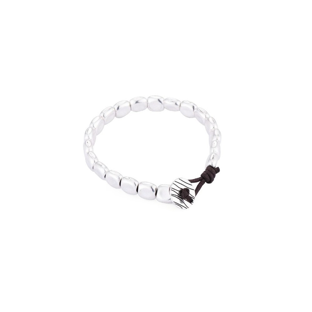 Pulsera cuadrados zamak estilo boho, ETNIA