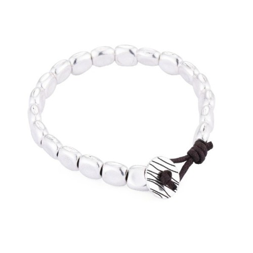 Pulsera cuadrados zamak estilo boho, ETNIA