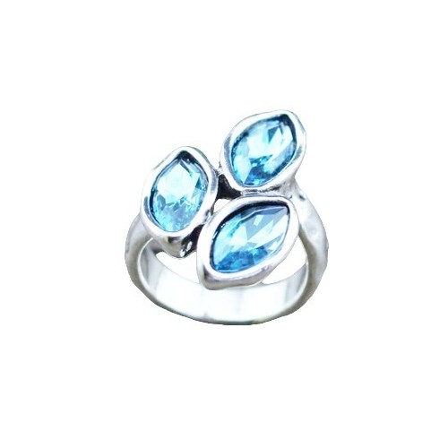 ANILLO ZAMAK PIEDRAS COLORES, POR ENCARGO