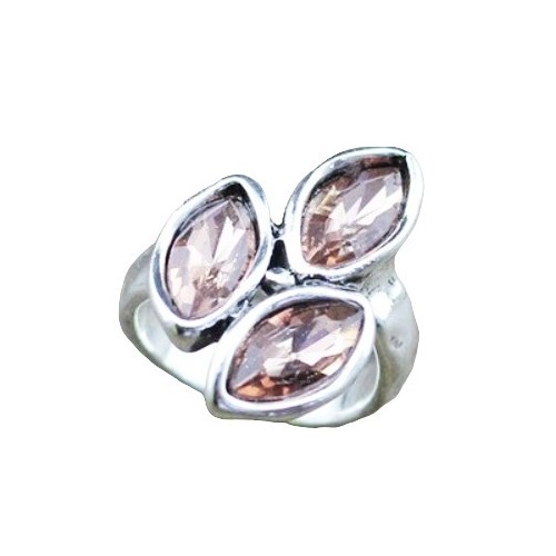 ANILLO ZAMAK PIEDRAS COLORES, POR ENCARGO