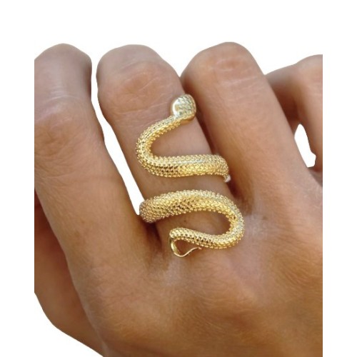 ANILLO SERPIENTE CON PLATA 925