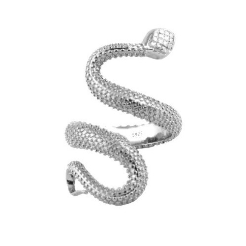 ANILLO SERPIENTE CON PLATA 925