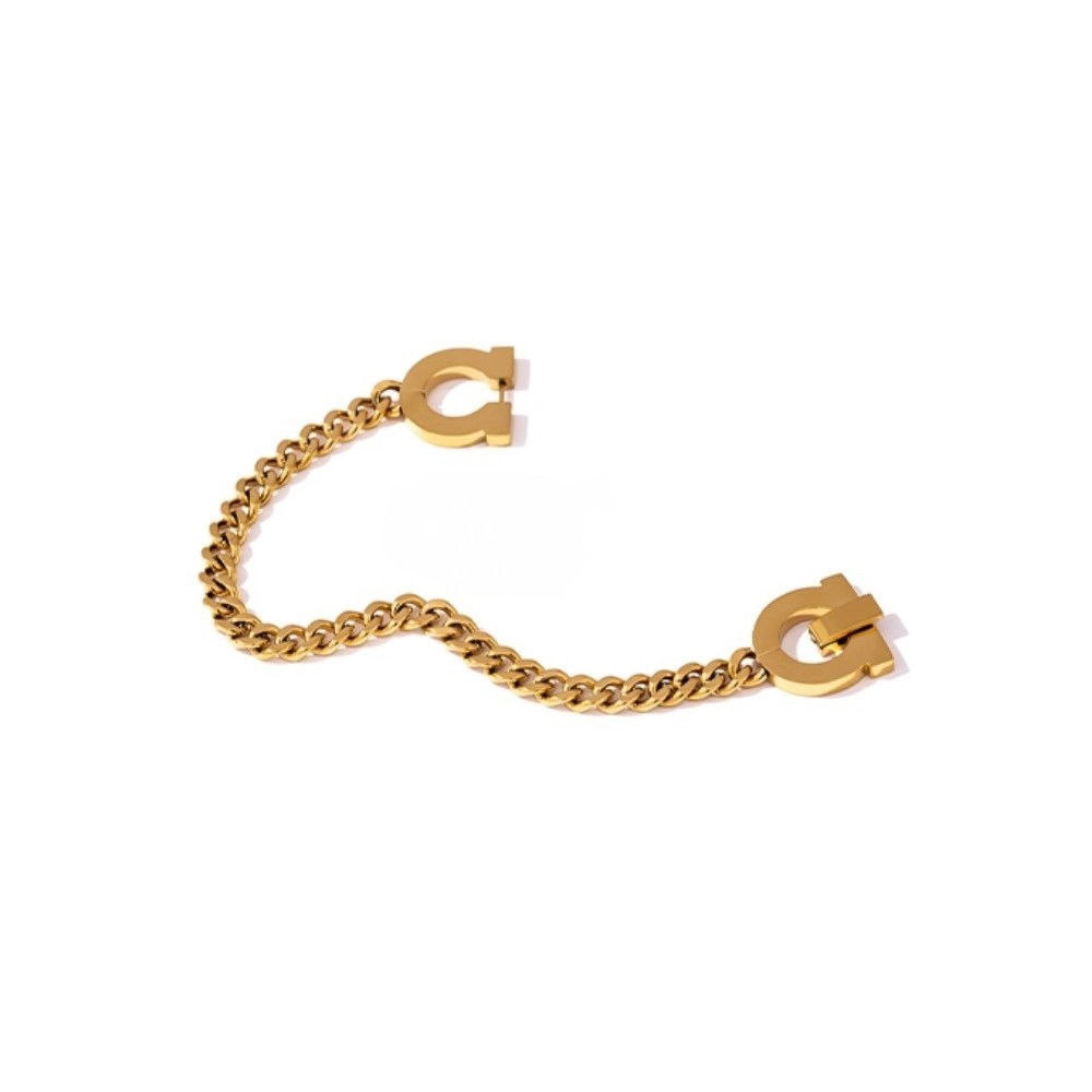 PULSERA BIS A BIS ACERO Y ORO WATERPROOF