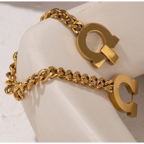 PULSERA BIS A BIS ACERO Y ORO WATERPROOF