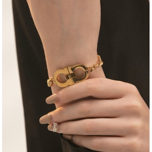 PULSERA BIS A BIS ACERO Y ORO WATERPROOF