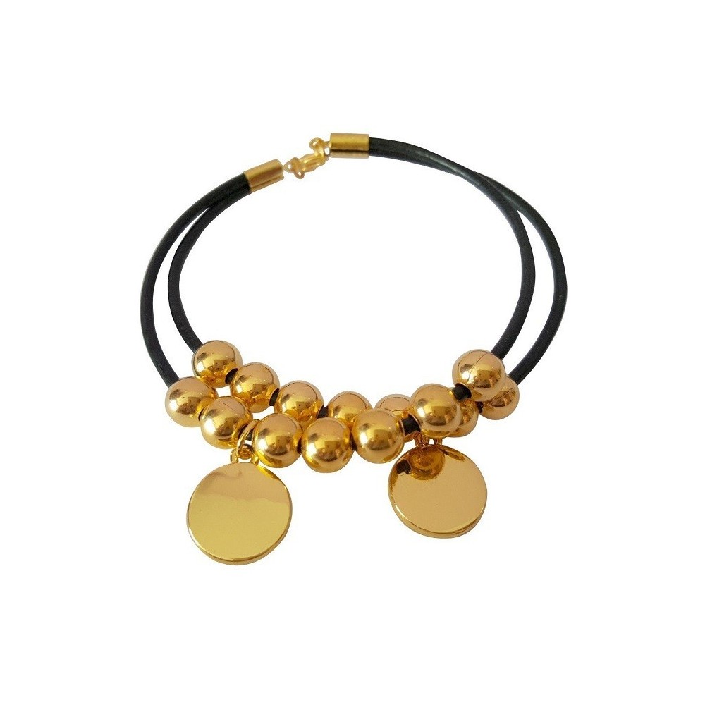 PULSERA PERSONALIZADA CON MEDALLAS PARA GRABAR