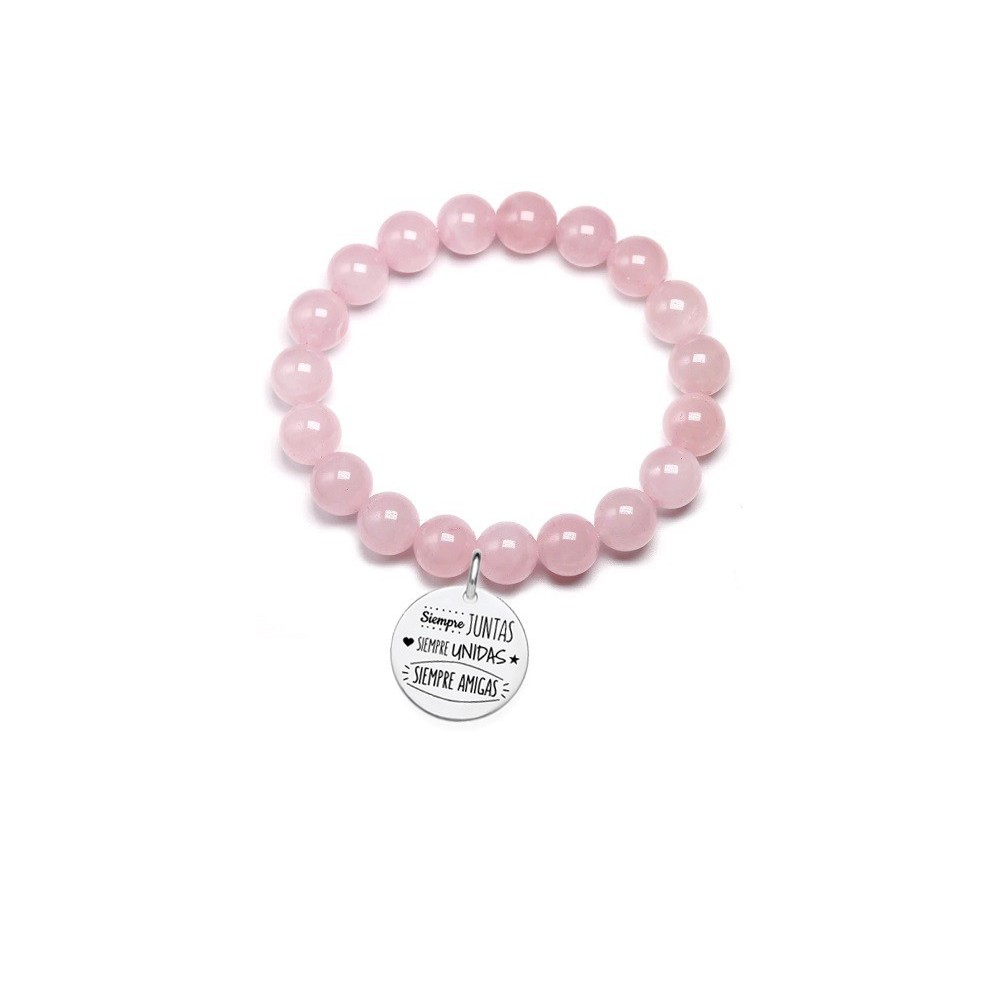 PULSERA PERSONALIZADA PLATA DE LEY Y PIEDRAS NATURALES