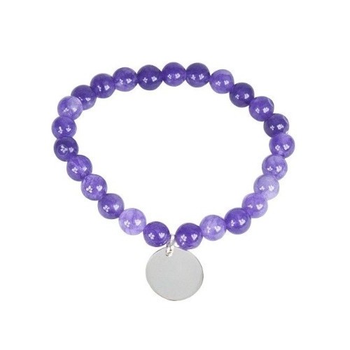 PULSERA PERSONALIZADA PLATA DE LEY Y PIEDRAS NATURALES