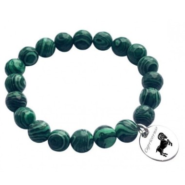 PULSERA BOLAS CUARZO CON MEDALLAS PERSONALIZADAS