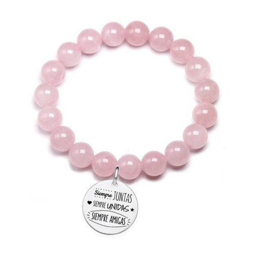 PULSERA PERSONALIZADA PLATA DE LEY Y PIEDRAS NATURALES