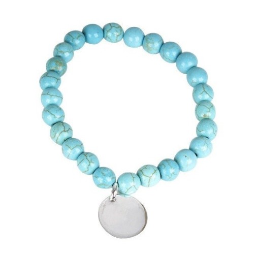 PULSERA PERSONALIZADA PLATA DE LEY Y PIEDRAS NATURALES