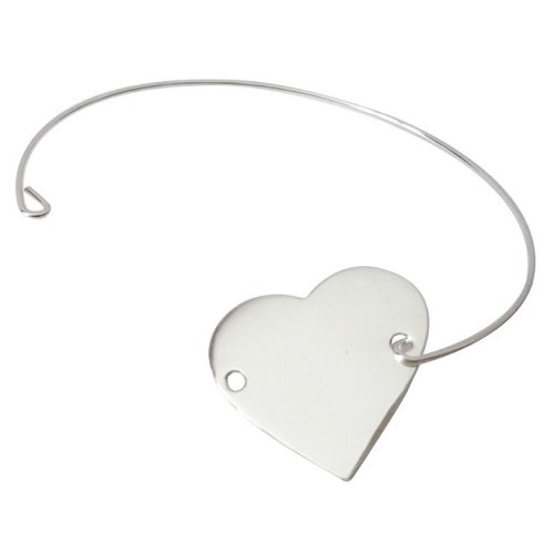 PULSERA HILO EN PLATA DE LEY CON CHAPA PERSONALIZABLE